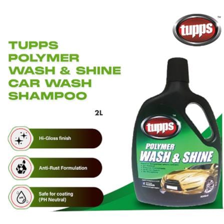 TUPPS POLYMER  WASH & SHINE 2000ml (AUTO PAINT CARE)