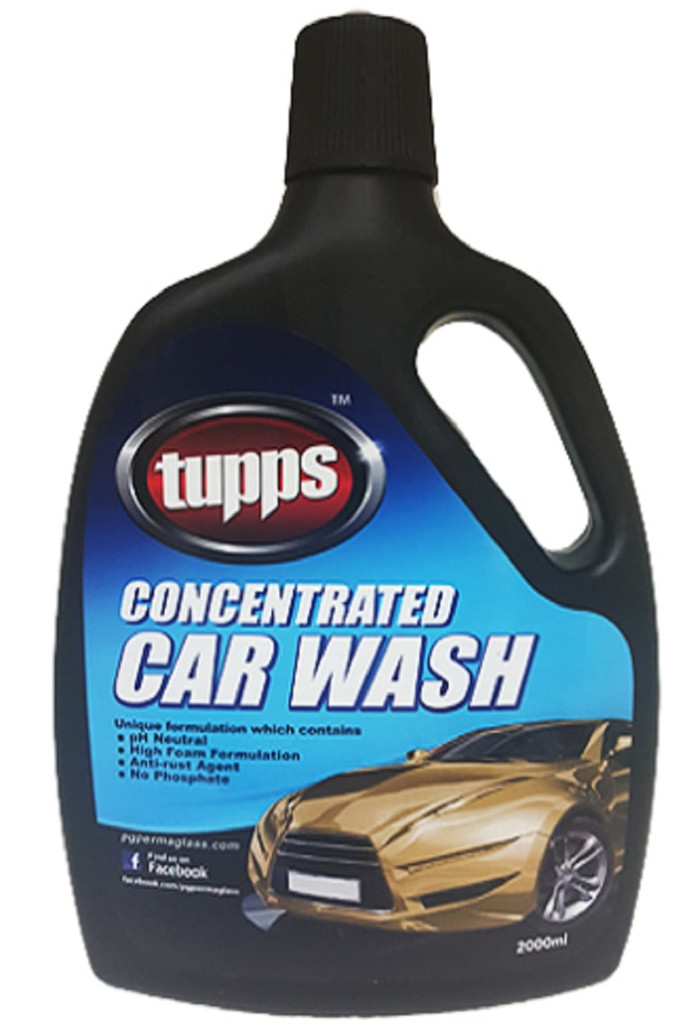 TUPPS CONCENTRATED CAR WASH  2000ml (AUTO PAINT CARE)
