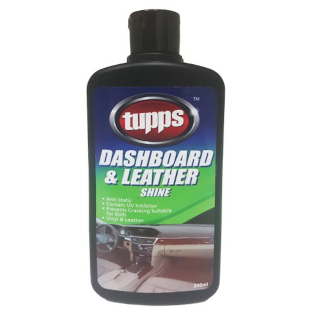 TUPPS DASHBOARD & LEATHER SHINE  240ml (AUTO PAINT CARE)