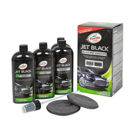 TURTLE WAX JET BLACK BOX KIT  4/CASE WAX TWT3KT