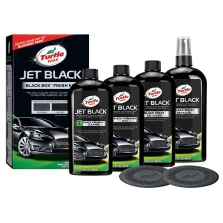 TURTLE WAX JET BLACK BOX KIT  4/CASE WAX TWT3KT