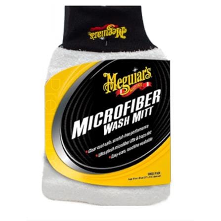 MEGUIAR'S MICROFIBER WASH MITT X3002 (CAR CLEANING TOOLS)