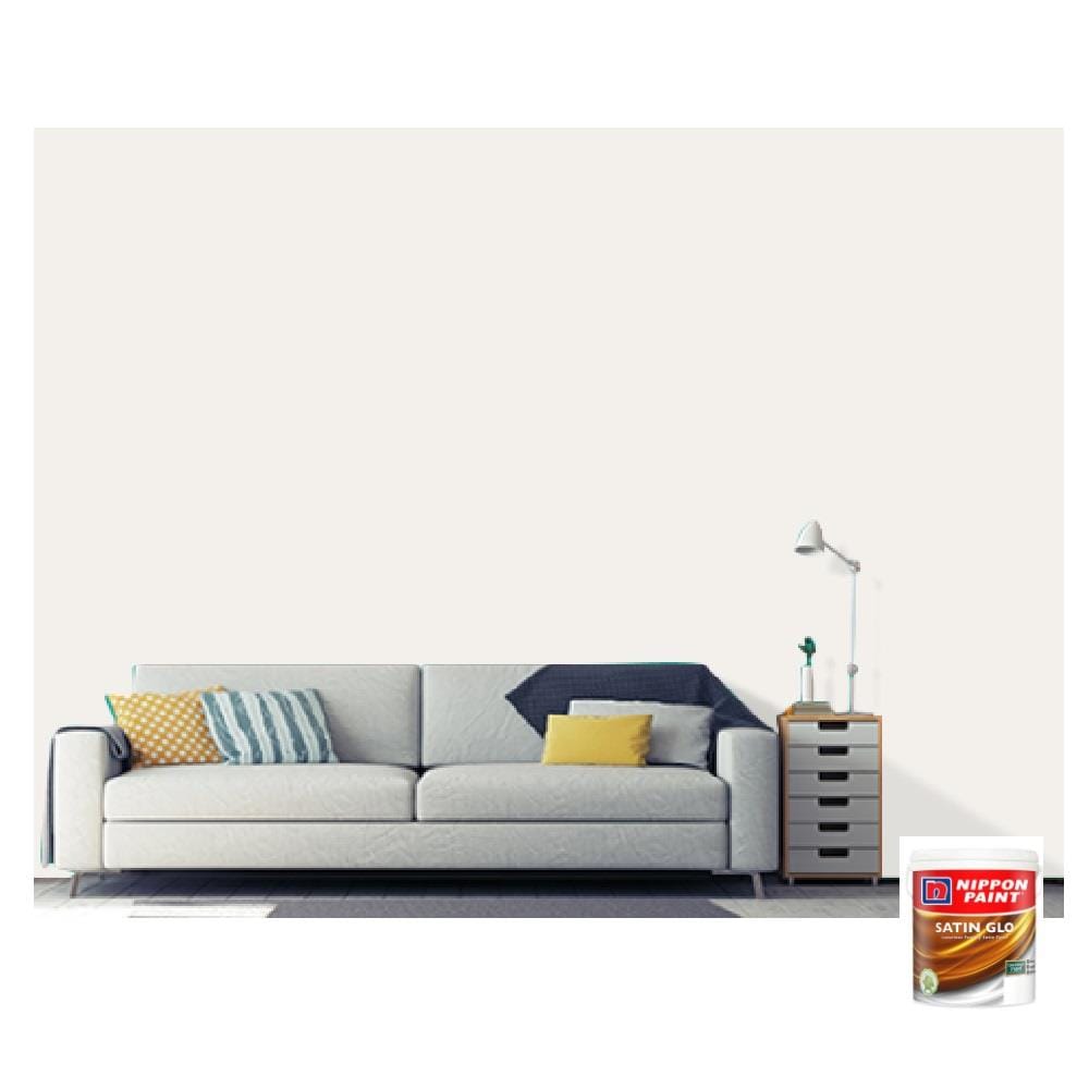 NIPPON SATIN GLO 16.56L MID SHEEN FINISH BASE T INTERIOR PAINT