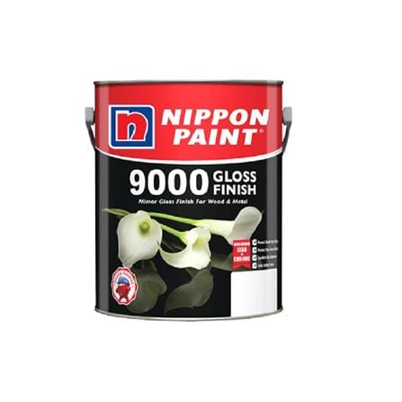 NIPPON PAINT 9000 GLOSS FINISH 0.90L BASE A ENAMEL PAINT