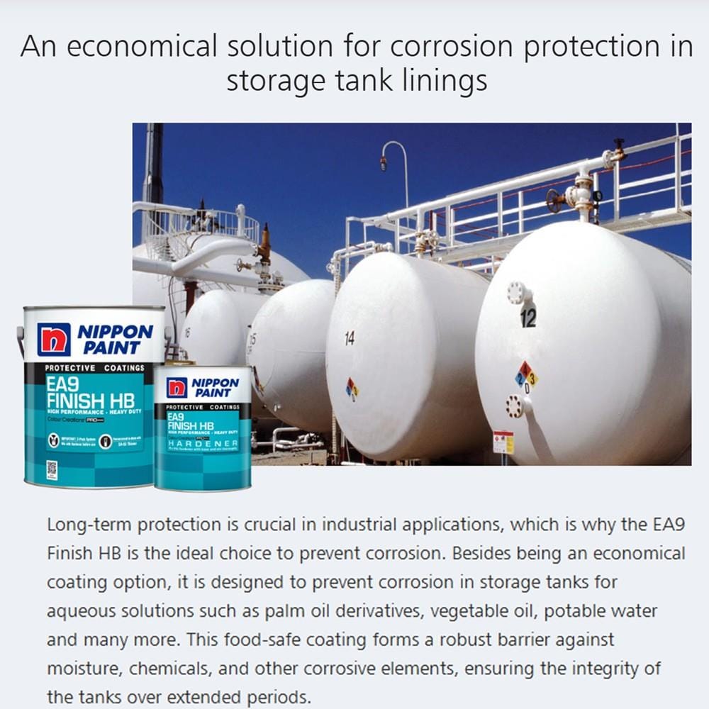 NIPPON EA9 FINISH HB 4.14L BASE T INDUSTRIAL COATING