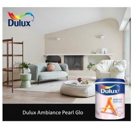 DULUX AMBIANCE PEARL GLO 5L MS BASE D INTERIOR PAINT