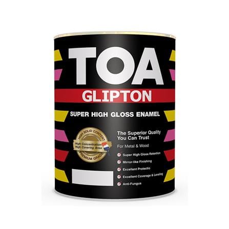 TOA GLIPTON 5 LITRE GLOSS BASE B ENAMEL PAINT