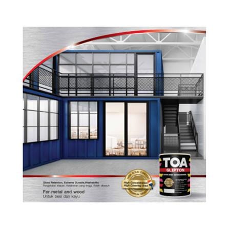 TOA GLIPTON 5 LITRE GLOSS BASE B ENAMEL PAINT