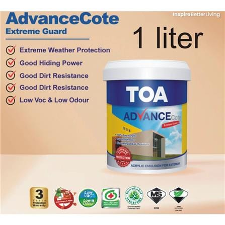 TOA ADVANCE COTE EXTREME GUARD 1L M BASE B EXTERIOR PAINT