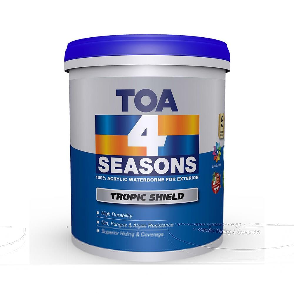 TOA 4 SEASONS TROPIC SHIELD 1 LITRE M BASE B EXTERIOR-PAINT