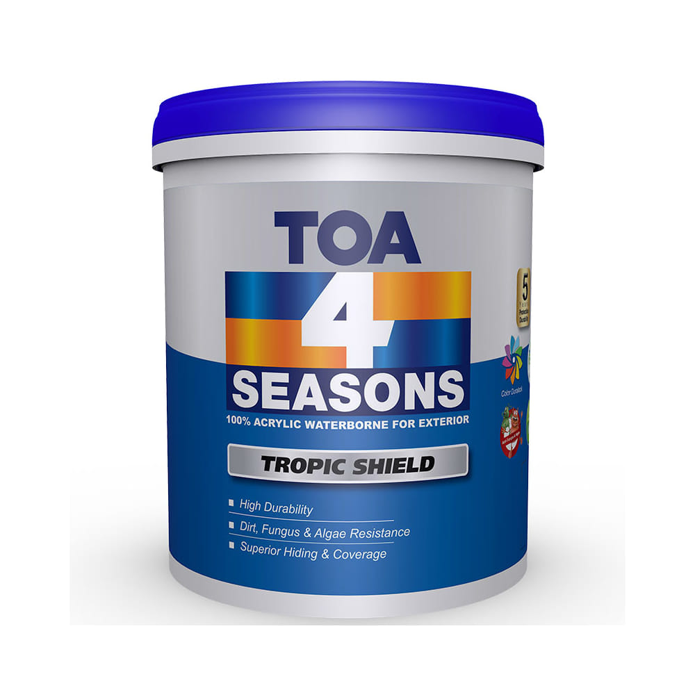TOA 4 SEASONS TROPIC SHIELD 1 LITRE M BASE D EXTERIOR-PAINT