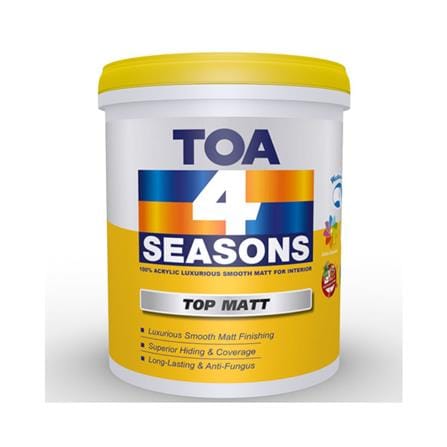 TOA 4 SEASONS TOP MATT 5 LITRE M BASE B INTERIOR-PAINT