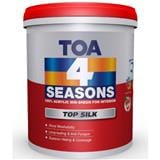 TOA 4 SEASONS TOPSILK INTERIOR PAINT 1 LITRE SG BASE C