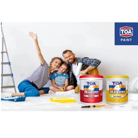 TOA 4 SEASONS TOP SILK 1L SG BASE D INTERIOR PAINT