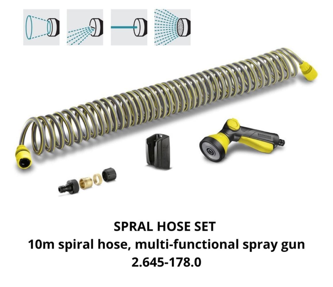 KARCHER SPIRAL HOSE SET 178.0 10M YELLOW