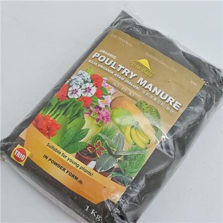 TRIOBAJA POULTRY MANURE TF029 1KG FINE