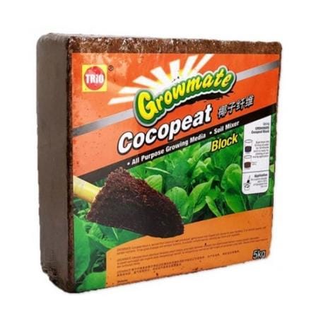 GROWMATE COCOPEAT BLOCK TRIO TP015 5KG