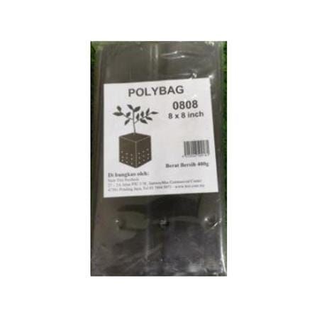 POLY BAG 1212 TRIO TT006 2.5X17X17CM BLK