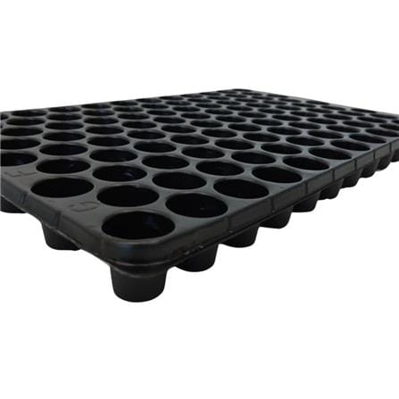 SEEDLING TRAY TRIO TT008 55X37X3.5CM BLACK
