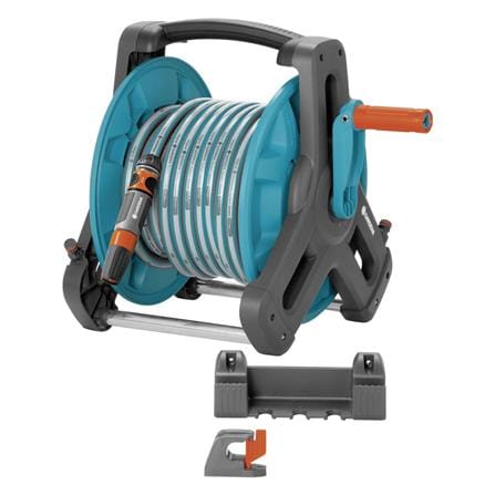 GARDENA CLASSIC HOSE REEL 10M (8010) BLUE/ORANGE/GREY