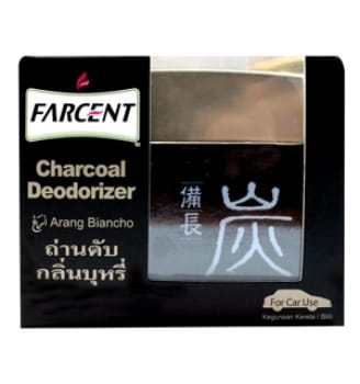 FARCENT ROOM & CAR DEODORIZER 120G CHARCOAL