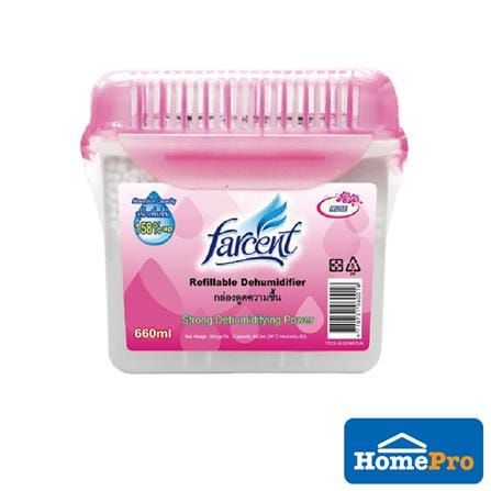 FARCENT DEHUMIDIFIER ROSE 660ML