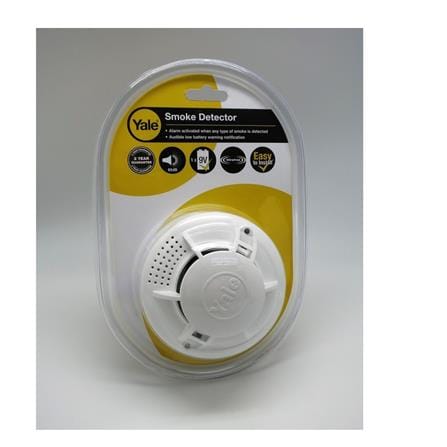YALE SMOKE DETECTOR E-SD2 SINGLE WHITE