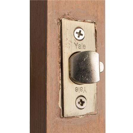 YALE ENTRANCE KNOB KN-VCA5127US5 ANTIQUE BRASS