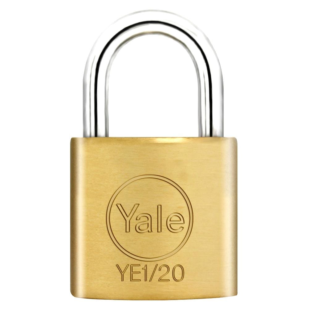 YALE 20MM ESSENTIAL STANDARD SHACKLE PADLOCK YE1/20/111/1