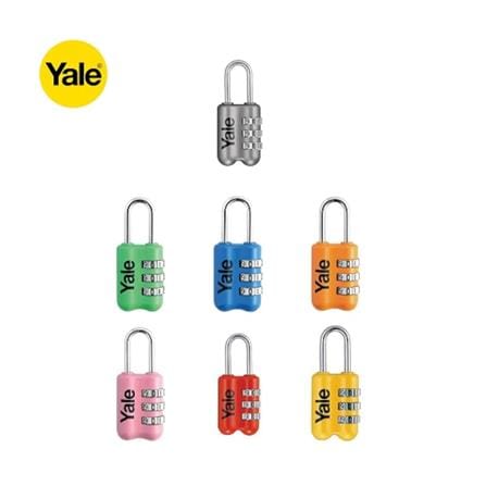 YALE 23MM COMBINATION PADLOCK 3-DIGIT YP2/23/128/1R RED