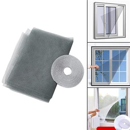 EZYNET POLYESTER MOSQUITO SCREEN EN4-6FT X 4ft GREY
