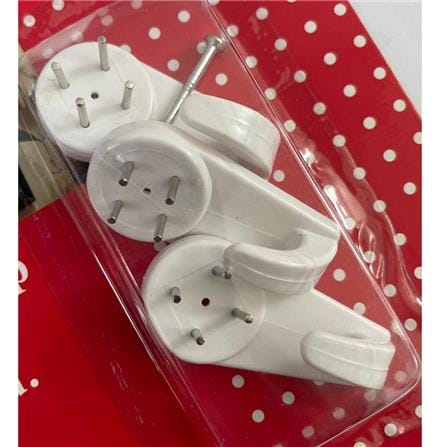REX HANDY HARDWALL HOOKS 1003 WHITE