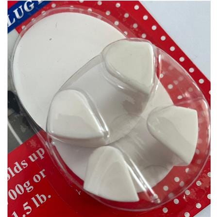REX ADHESIVE PLUG HOLDER 1007 WHITE