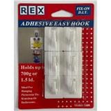 REX ADHESIVE EASY HOOK 1009 WHITE