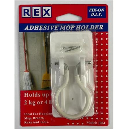 REX ADHESIVE MOP HOLDER 1024 WHITE