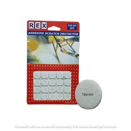 REX ADHESIVE SCRATCH PROTECTOR 16MM 1032 WHITE