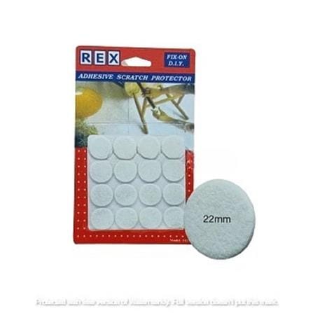 REX ADHESIVE SCRATCH PROTECTOR 22MM 1033 WHITE