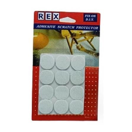 REX ADHESIVE SCRATCH PROTECTOR 26MM 1034 WHITE