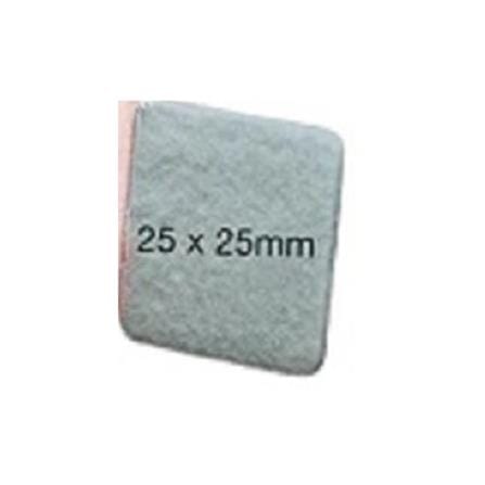 REX ADHESIVE SCRATCH PROTECTOR 25X25MM 1037 WHITE