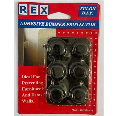 REX ADHESIVE BUMPER PROTECTOR 1049 BLACK