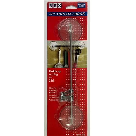 REX SUCTION 5IN1 HOOK 1070 CLEAR