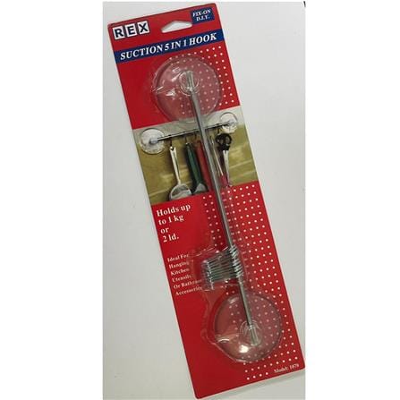 REX SUCTION 5IN1 HOOK 1070 CLEAR