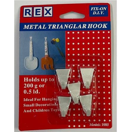 REX METAL TRIANGLE HOOK 1085 WHITE