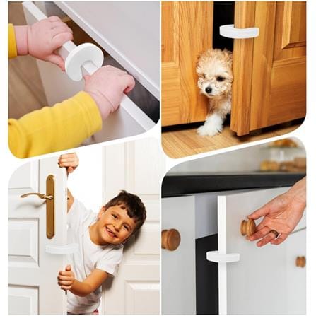REX SAFETY DOOR STOP 1105 WHITE