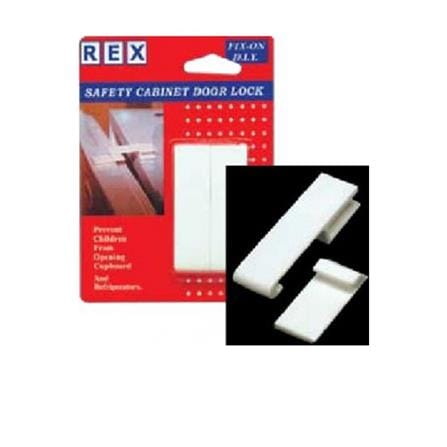 REX SAFETY CABINET DOOR LOCK 1106 WHITE