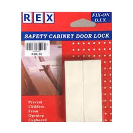 REX SAFETY CABINET DOOR LOCK 1106 WHITE