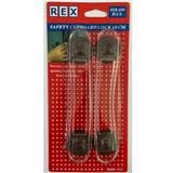 REX SAFETY CUPBOARD LOCK 18CM 1113 CLEAR