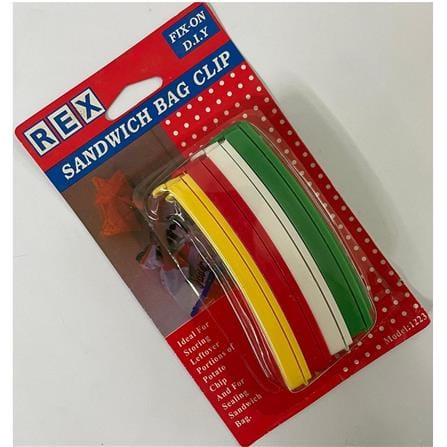 REX SANDWICH BAG CLIP 1223 MIX COLOUR