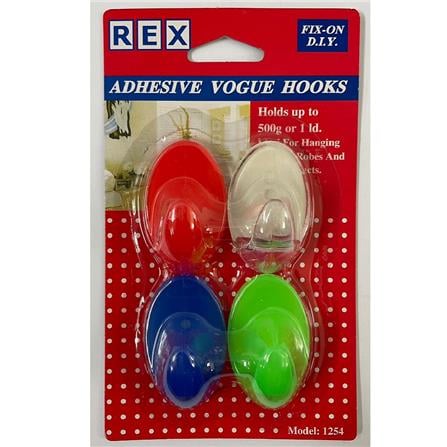REX ADHESIVE VOGUE HOOK 1254 MIX COLOUR