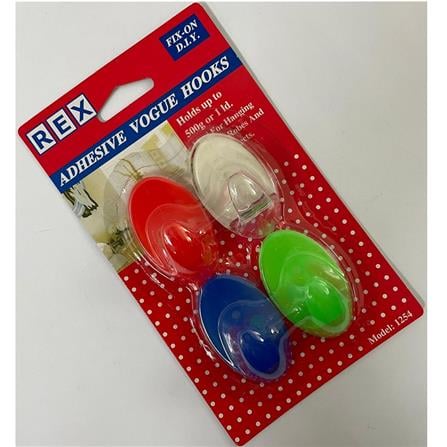 REX ADHESIVE VOGUE HOOK 1254 MIX COLOUR